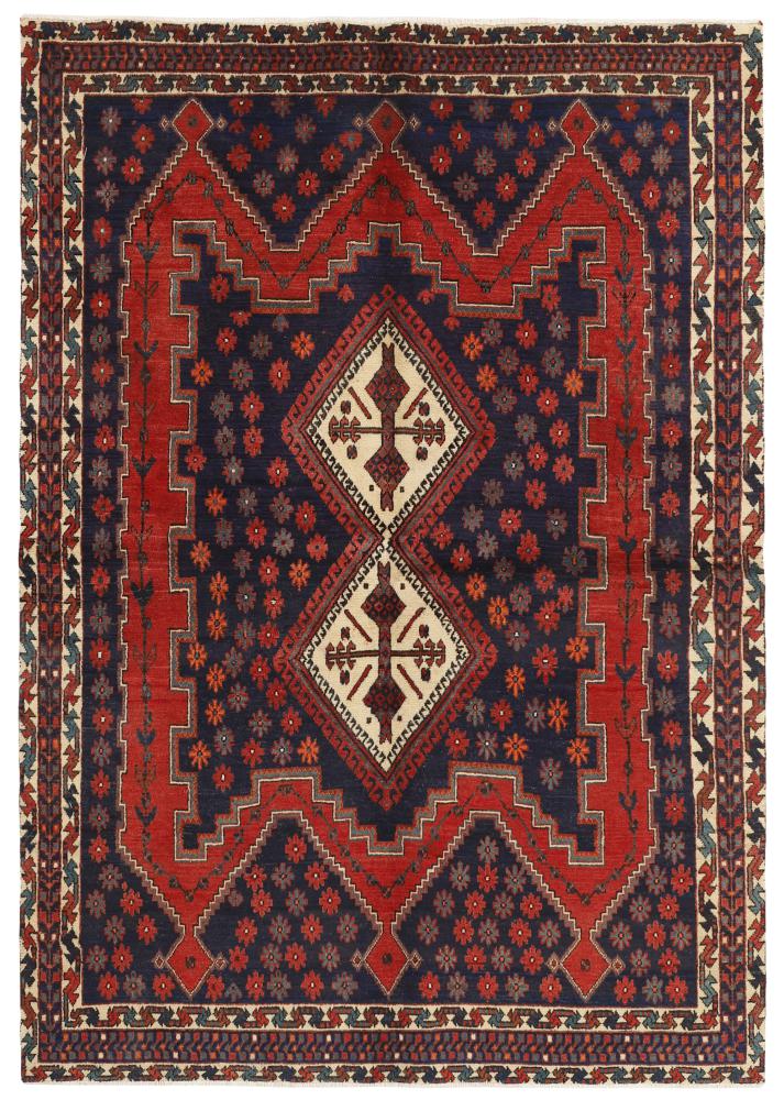 Persian Rug Afshar 230x160 230x160, Persian Rug Knotted by hand