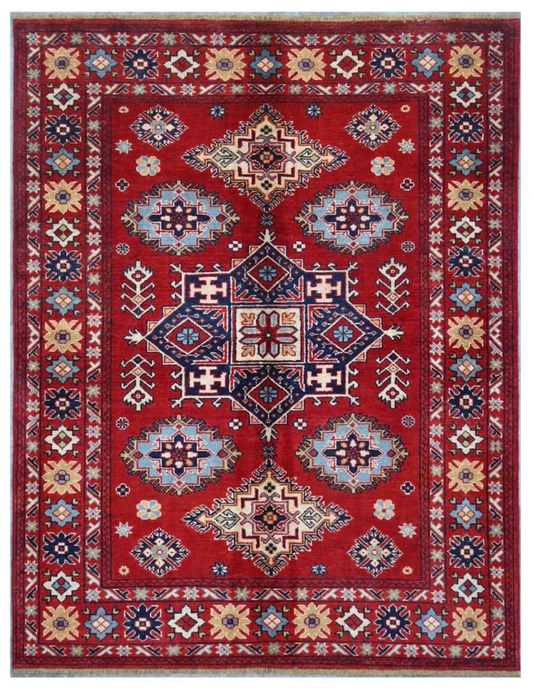 Afghansk tæppe Kazak Darya 203x151 203x151, Persisk tæppe Knyttet i hånden