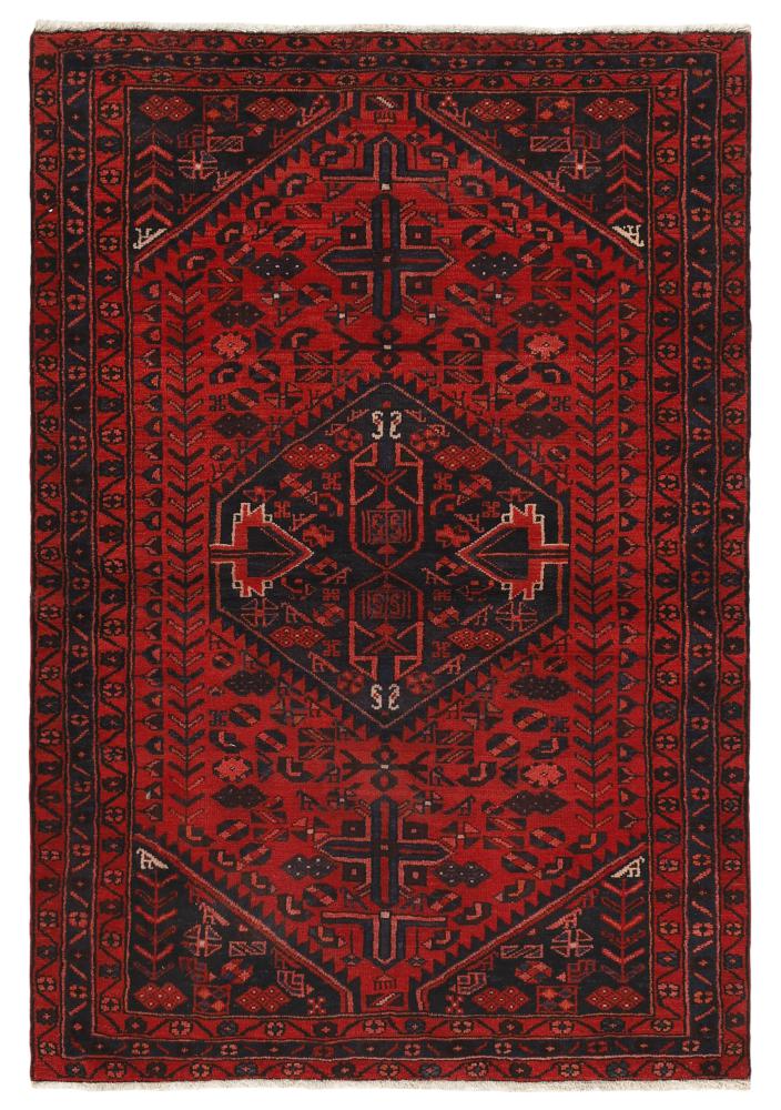 Perserteppich Khamseh 199x138 199x138, Perserteppich Handgeknüpft
