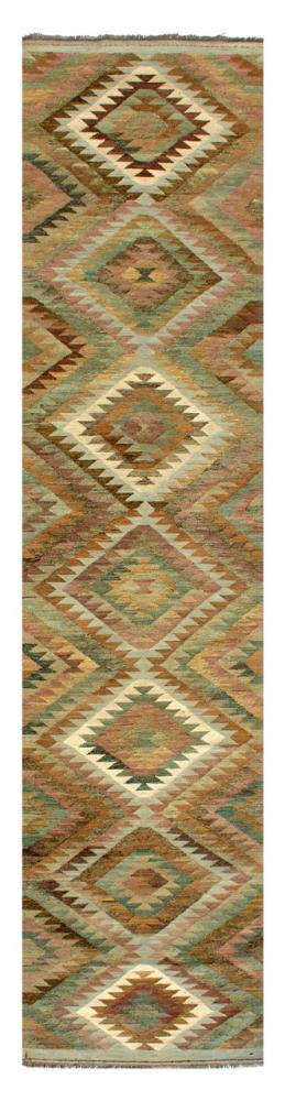 Alfombra afgana Kilim Afghan Heritage 406x89 406x89, Alfombra persa Tejido a mano