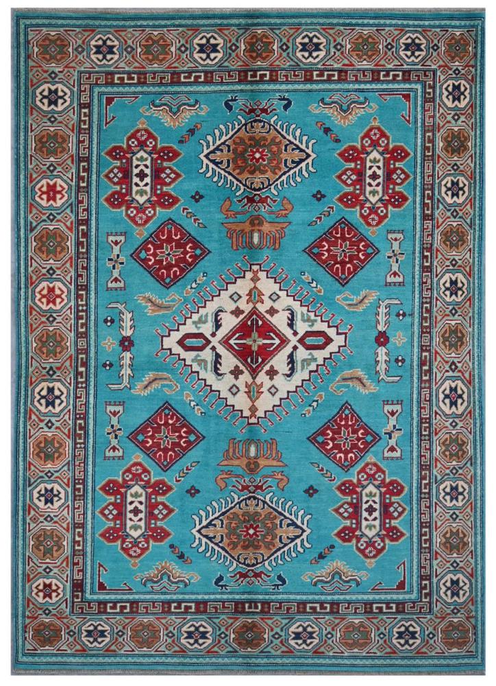 Afghan rug Kazak Darya 245x172 245x172, Persian Rug Knotted by hand