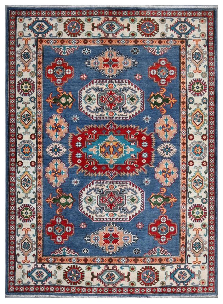 Afghan rug Kazak Darya 241x169 241x169, Persian Rug Knotted by hand