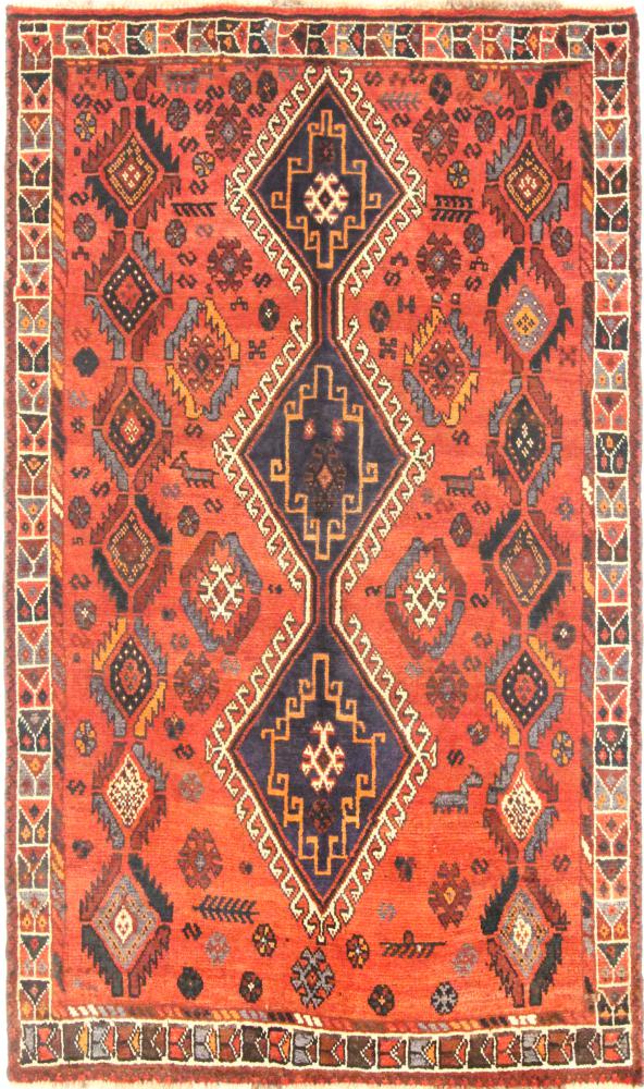 Tapete persa Shiraz 164x116 164x116, Tapete persa Atado à mão