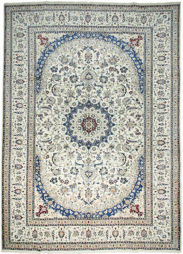 Tapis persan Naïn 404x289 404x289, Tapis persan Noué à la main