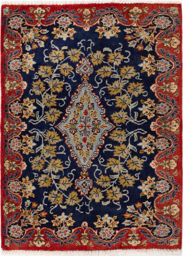 Persian Rug Keshan 3'3"x2'6" 3'3"x2'6", Persian Rug Knotted by hand