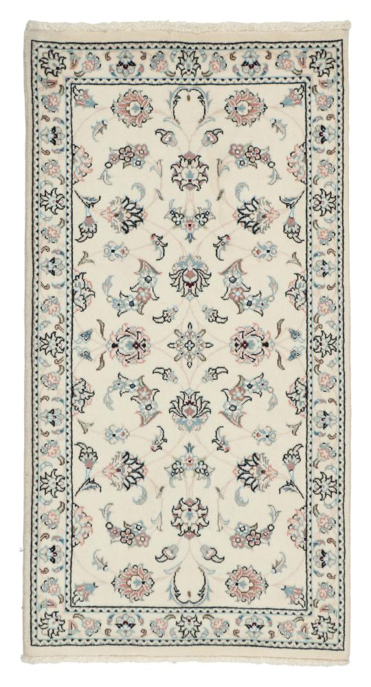 Tappeto persiano Nain 9La 142x75 142x75, Tappeto persiano Annodato a mano