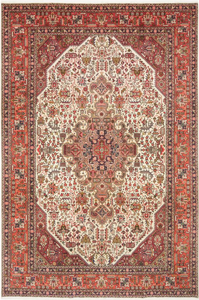 Tapis persan Tabriz 299x201 299x201, Tapis persan Noué à la main