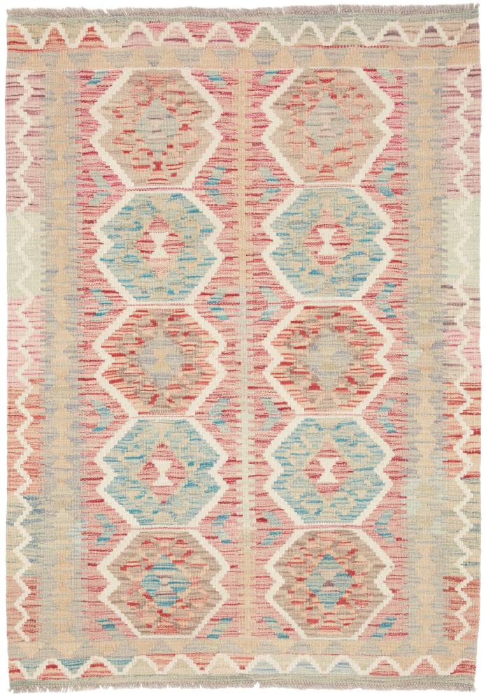 Αφγανικό χαλί Κιλίμ Afghan 137x97 137x97, Περσικό χαλί Οι κόμποι έγιναν με το χέρι