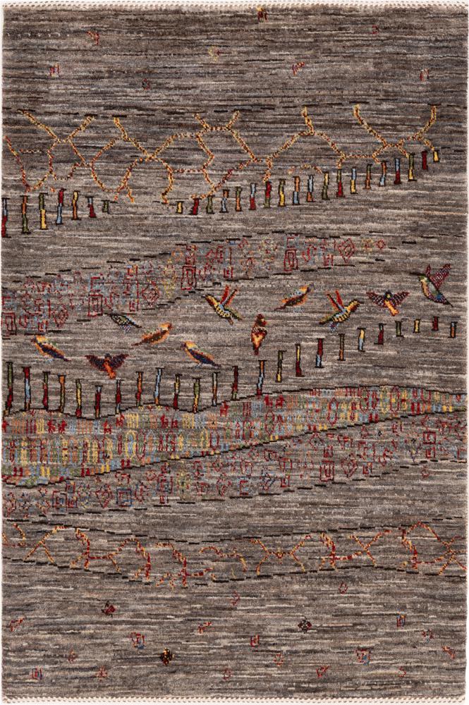 Perzisch tapijt Perzisch Gabbeh Loribaft Tabiibaft 124x82 124x82, Perzisch tapijt Handgeknoopte