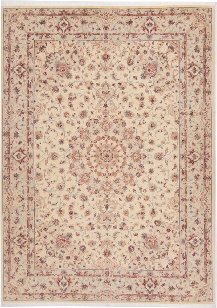 Persian Rug Tabriz 50Raj Silk Warp 343x248 343x248, Persian Rug Knotted by hand