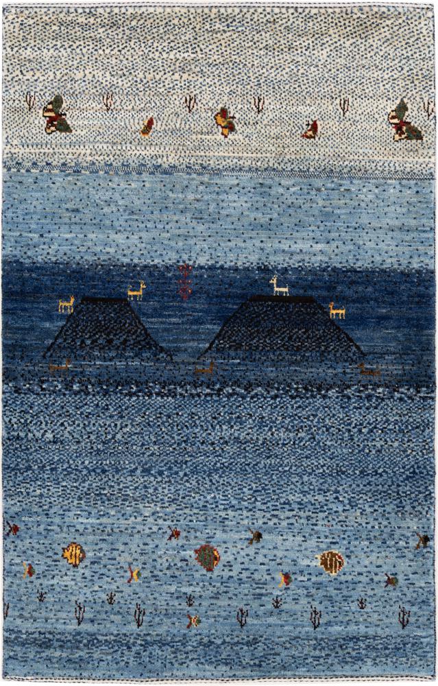 Perzisch tapijt Perzisch Gabbeh Loribaft Tabiibaft 129x82 129x82, Perzisch tapijt Handgeknoopte