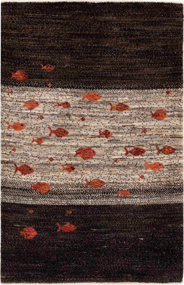 Perzisch tapijt Perzisch Gabbeh Loribaft Tabiibaft 122x81 122x81, Perzisch tapijt Handgeknoopte