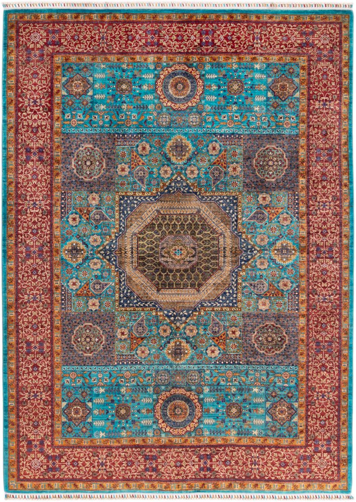 Pakistanischer Teppich Mamluk 246x178 246x178, Perserteppich Handgeknüpft