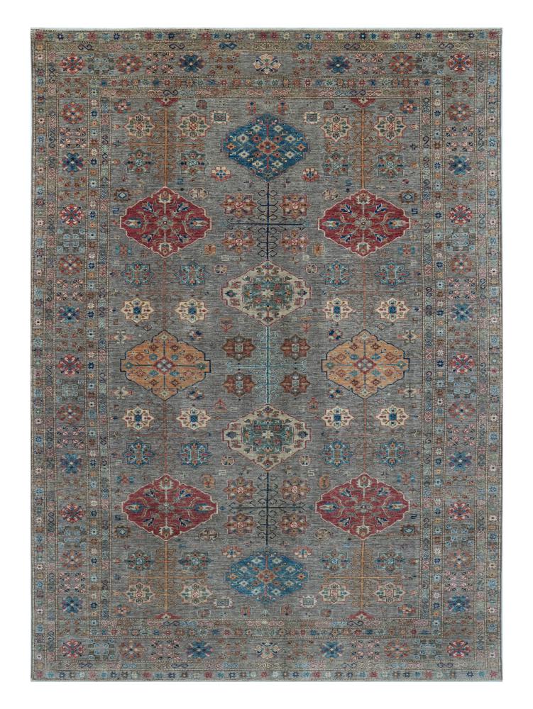 Tapete do Paquistão Kazak 356x252 356x252, Tapete persa Feito à mão