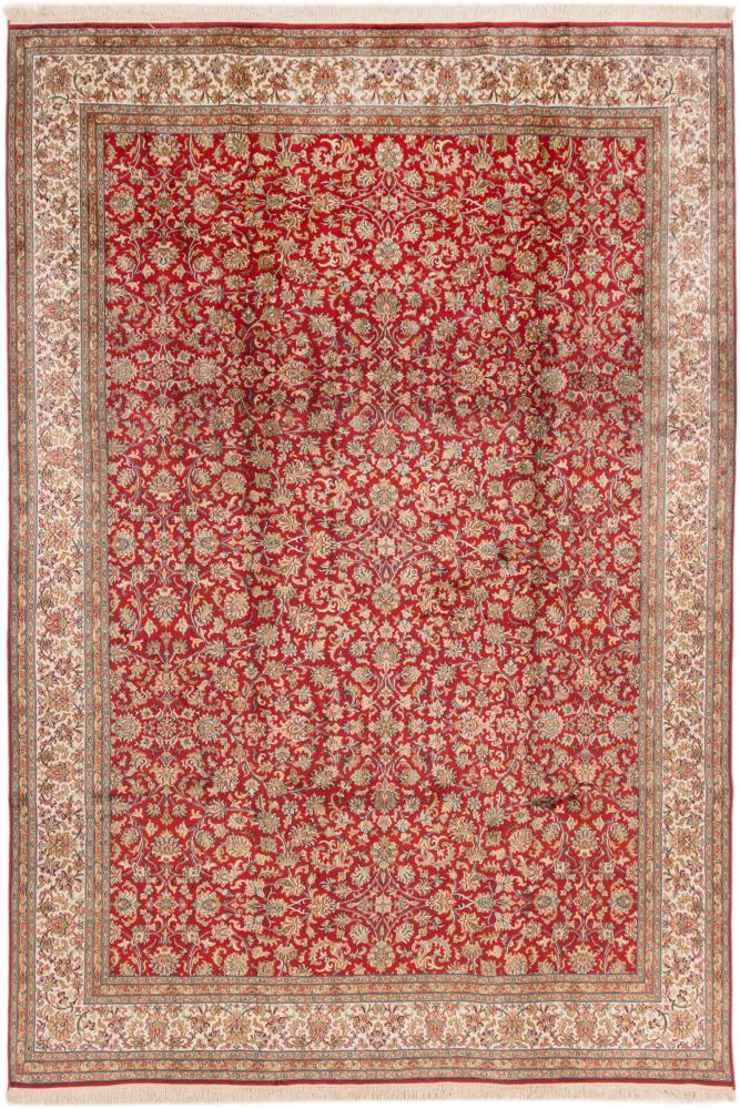Indiaas tapijt Kasjmier Zijde 311x210 311x210, Perzisch tapijt Handgeknoopte