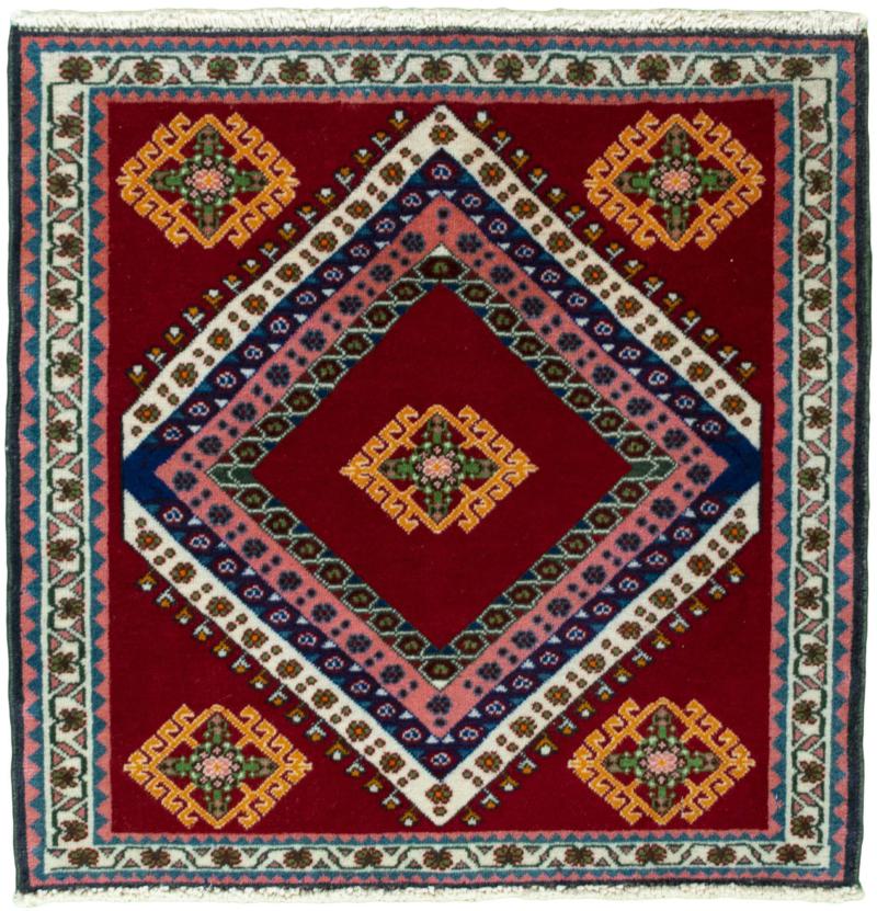 Persian Rug Shiraz 62x62 62x62, Persian Rug Knotted by hand