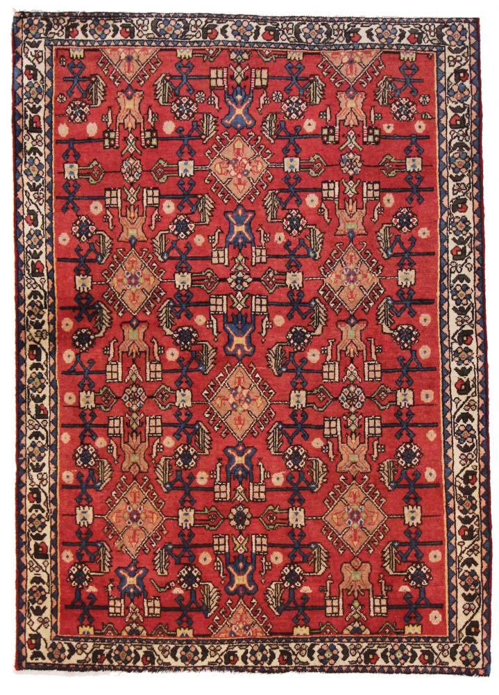 Tapete persa Abadeh 146x104 146x104, Tapete persa Atado à mão