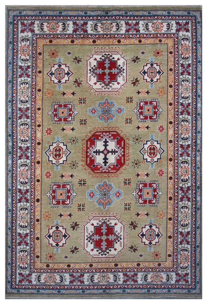 Afghaans tapijt Kazak Darya 295x198 295x198, Perzisch tapijt Handgeknoopte