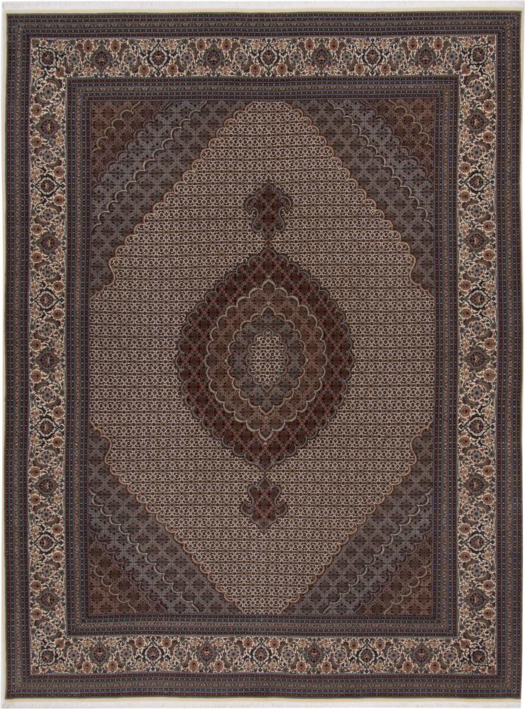 Tapis persan Tabriz 50Raj 339x250 339x250, Tapis persan Noué à la main