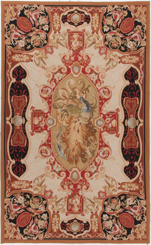 Alfombra china Kilim Aubusson 253x152 253x152, Alfombra persa Tejido a mano