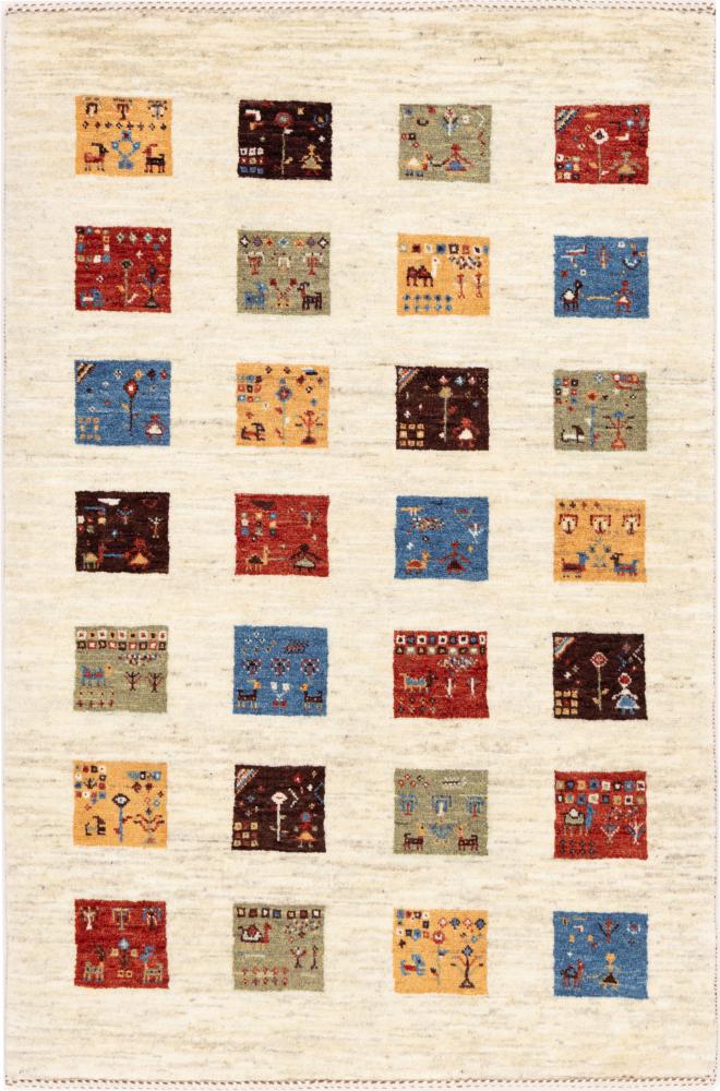 Perzisch tapijt Perzisch Gabbeh Loribaft Tabiibaft 127x83 127x83, Perzisch tapijt Handgeknoopte