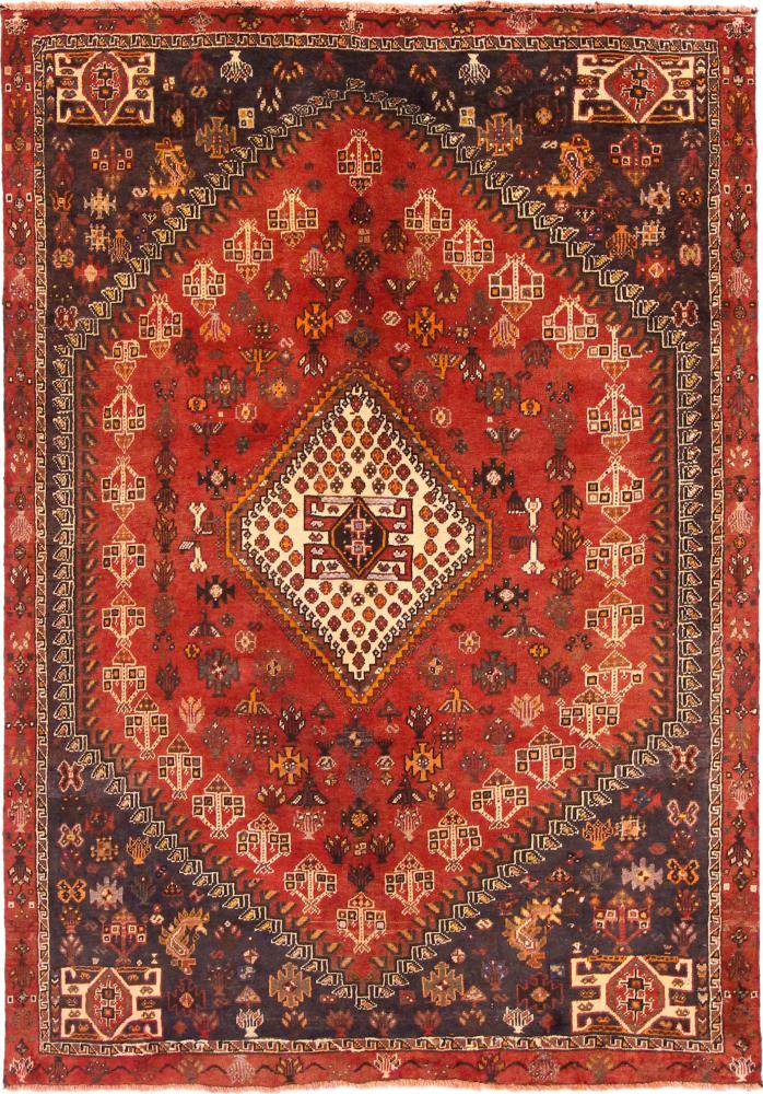 Tapete persa Shiraz 217x151 217x151, Tapete persa Atado à mão