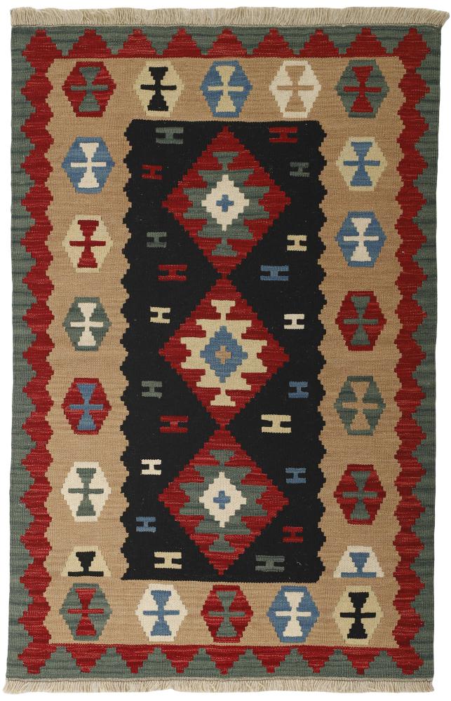 Tapete persa Kilim Fars 158x100 158x100, Tapete persa Tecido à mão