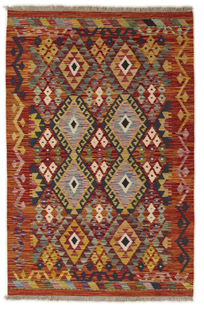 Afghanischer Teppich Kelim Afghan 150x101 150x101, Perserteppich Handgewebt
