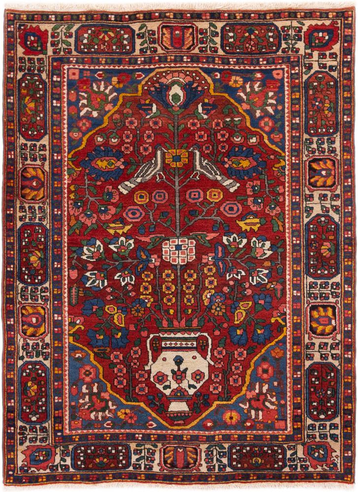Tapis persan Bakhtiar 201x151 201x151, Tapis persan Noué à la main