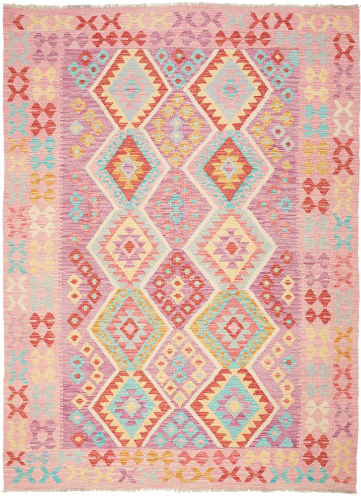 Afghanischer Teppich Kelim Afghan 244x177 244x177, Perserteppich Handgewebt