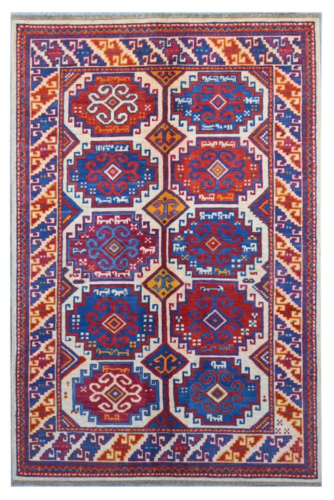 Tapis afghan Kazak Darya 181x115 181x115, Tapis persan Noué à la main