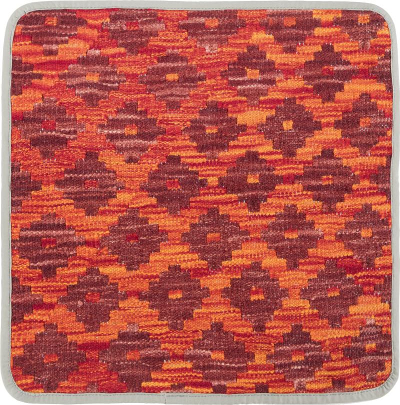 Afghanska mattan Kilim Afghan Kuddfodral 45x45 45x45, Persisk matta Knuten för hand