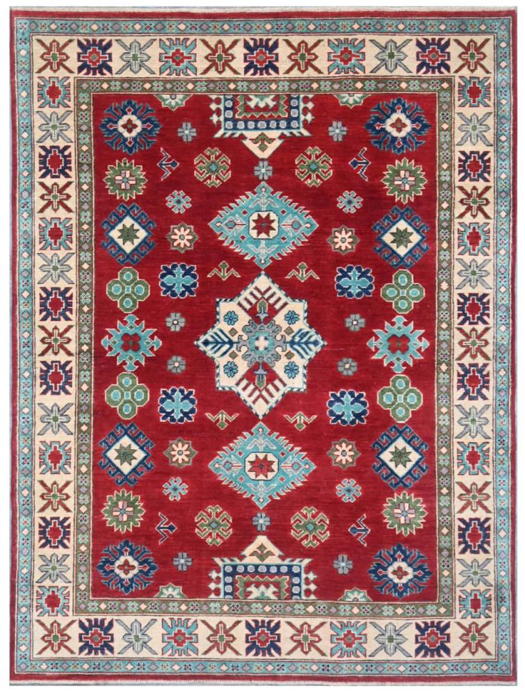 Afghan rug Kazak Darya 201x148 201x148, Persian Rug Knotted by hand
