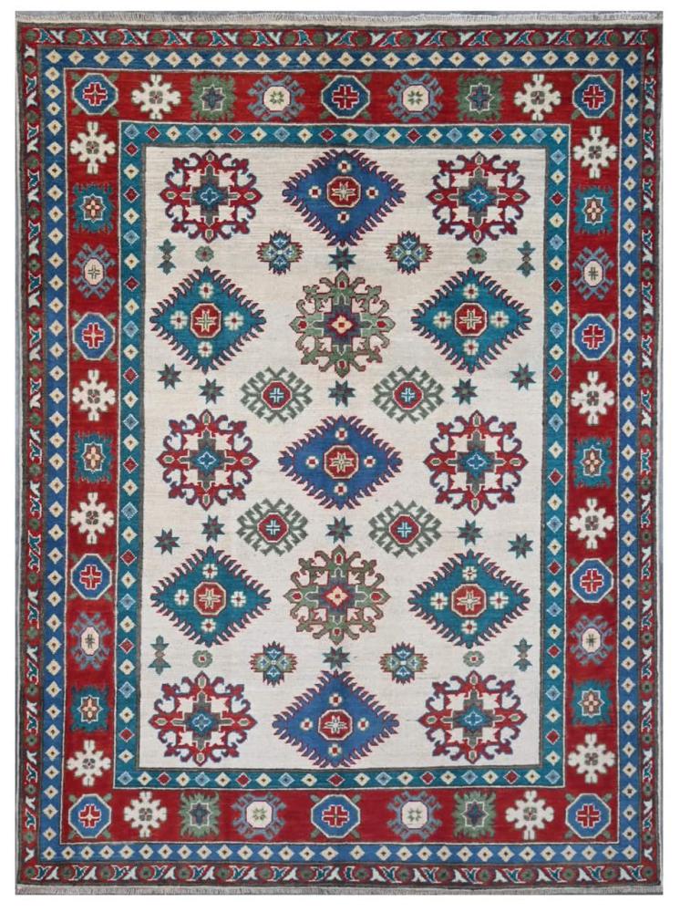 Tapis afghan Kazak Darya 208x146 208x146, Tapis persan Noué à la main