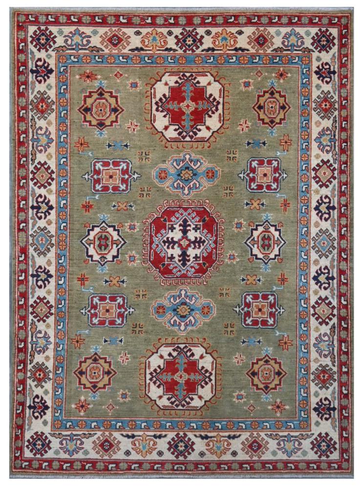 Afghan rug Kazak Darya 201x150 201x150, Persian Rug Knotted by hand
