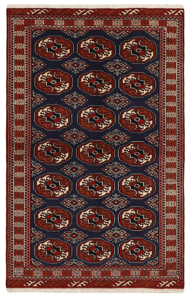 Tapis persan Turkaman 194x122 194x122, Tapis persan Noué à la main