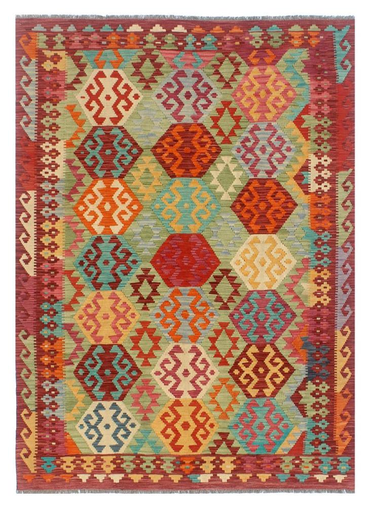 Afghan rug Kilim Afghan 242x177 242x177, Persian Rug Woven by hand