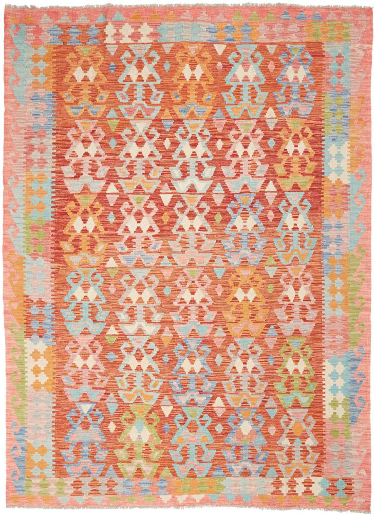 Afghanischer Teppich Kelim Afghan 240x176 240x176, Perserteppich Handgewebt