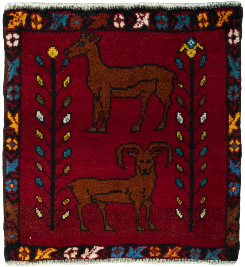 Perzisch tapijt Shiraz 56x54 56x54, Perzisch tapijt Handgeknoopte