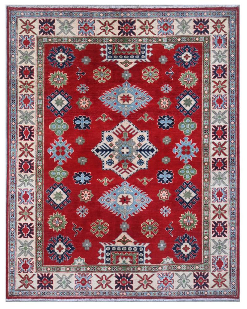 Afghan rug Kazak Darya 193x150 193x150, Persian Rug Knotted by hand