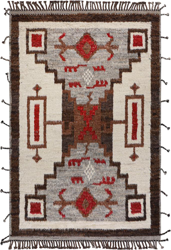 Alfombra afgana Berber Contemporary 314x207 314x207, Alfombra persa Anudado a mano