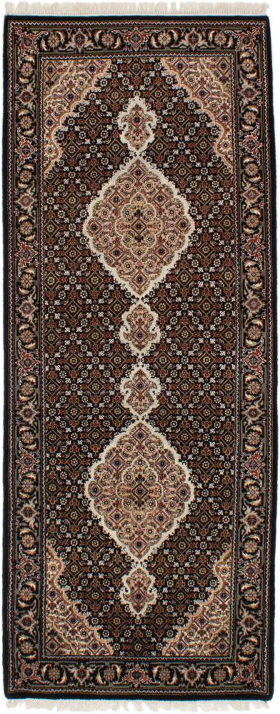 Indiaas tapijt Tabriz Mahi 202x85 202x85, Perzisch tapijt Handgeknoopte