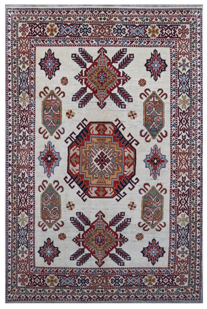 Afghan rug Kazak Darya 217x144 217x144, Persian Rug Knotted by hand