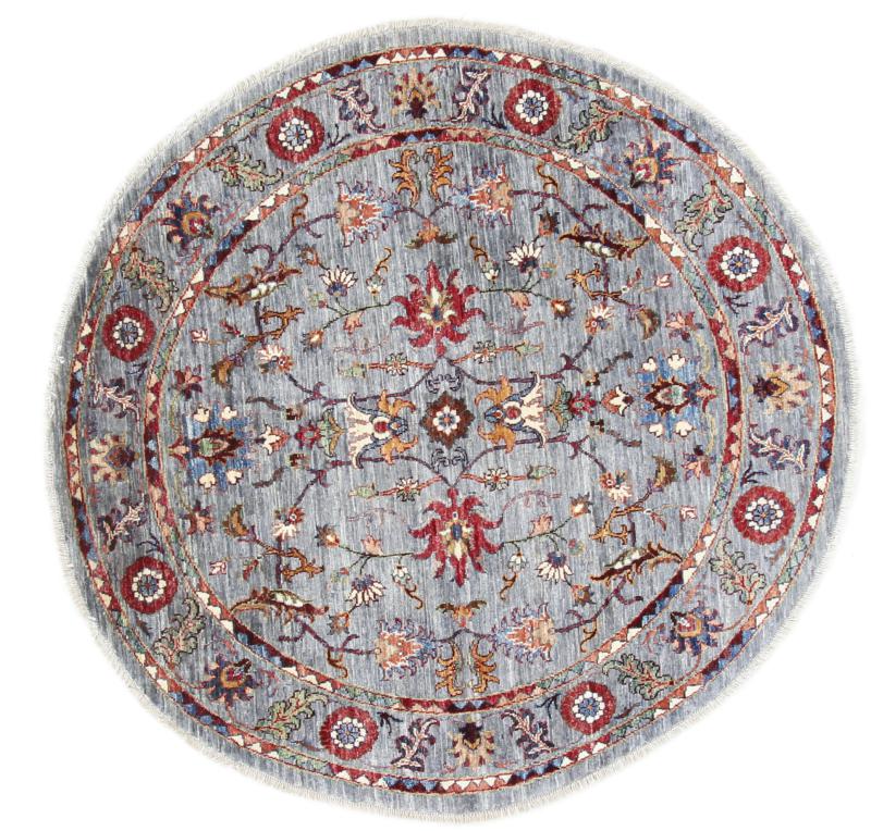 Tapis afghan Arijana Klassik 152x145 152x145, Tapis persan Noué à la main
