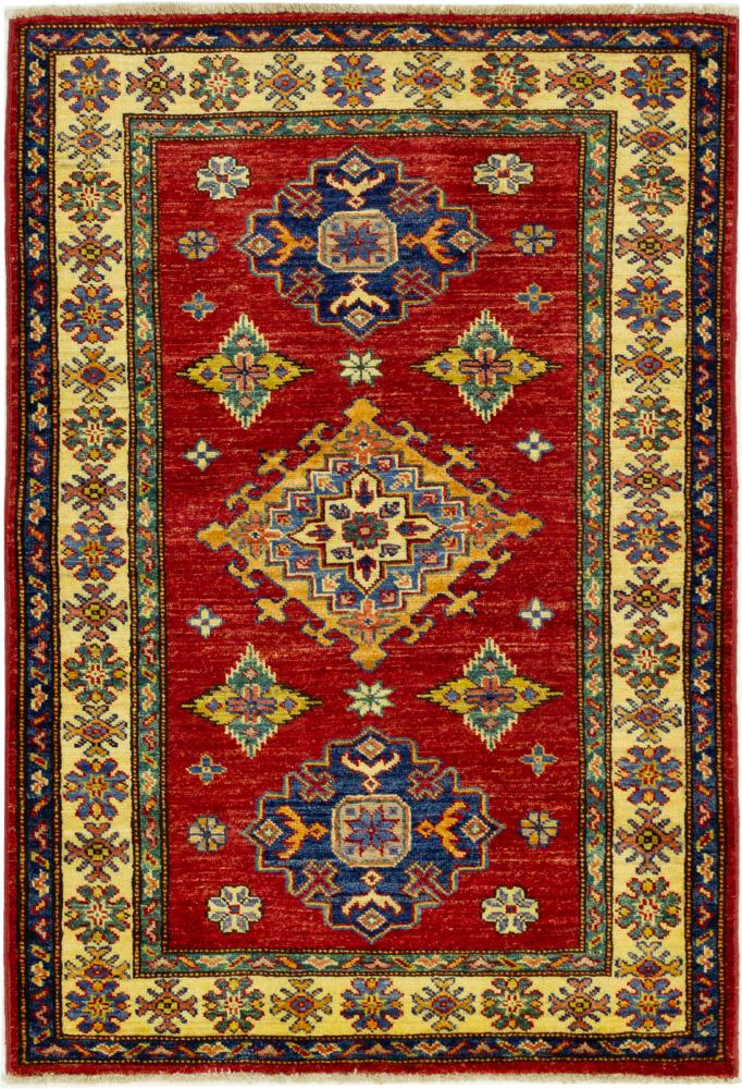 Afghan rug Super Kazak 122x82 122x82, Persian Rug Knotted by hand