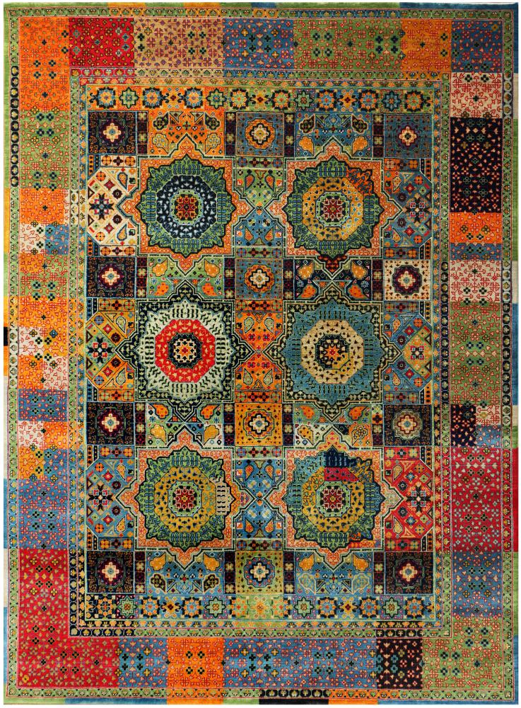 Tapis indien Sadraa 273x367 273x367, Tapis persan Noué à la main