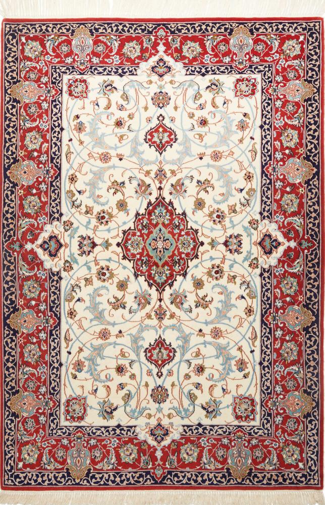Persian Rug Isfahan Silk Warp 164x112 164x112, Persian Rug Knotted by hand