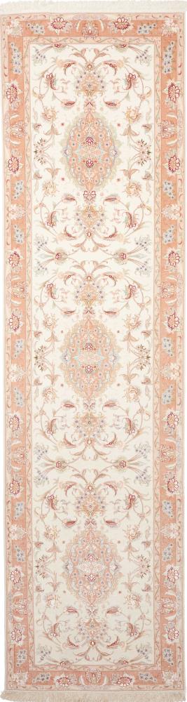 Tappeto persiano Tabriz 60Raj Ordito in Seta 323x86 323x86, Tappeto persiano Annodato a mano