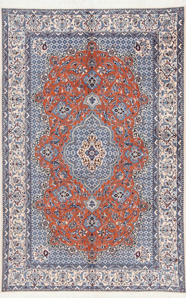 Alfombra persa Nain 9La 271x176 271x176, Alfombra persa Anudado a mano