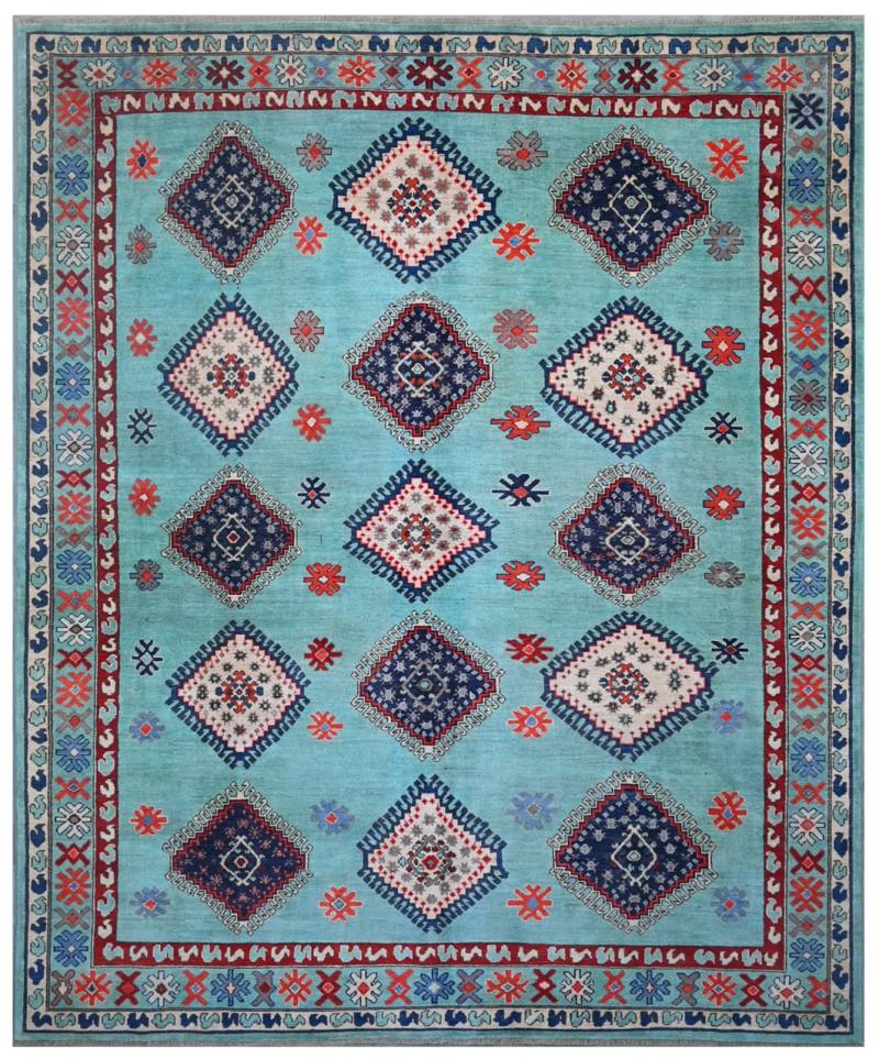 Tappeto Afgano Kazak Darya 297x248 297x248, Tappeto persiano Annodato a mano